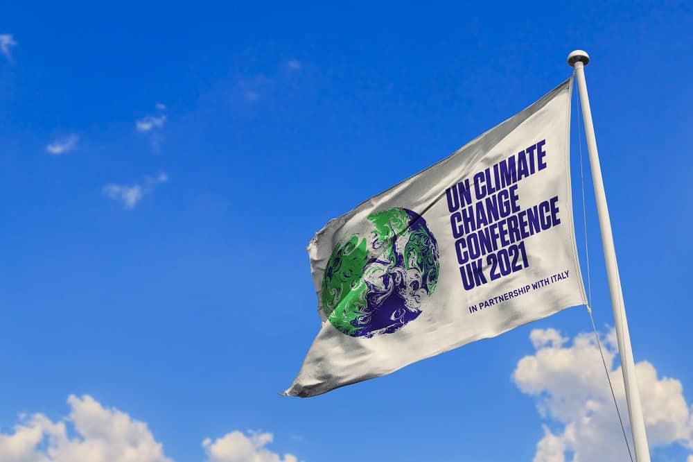COP26 flag