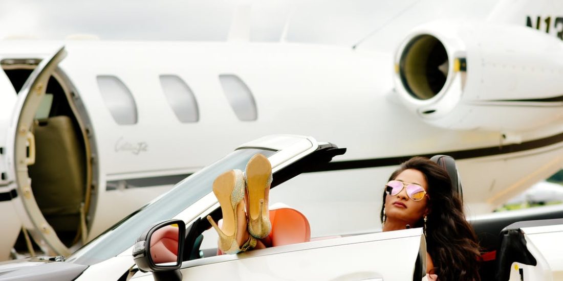 flying private is uncool for the environment green is the new black